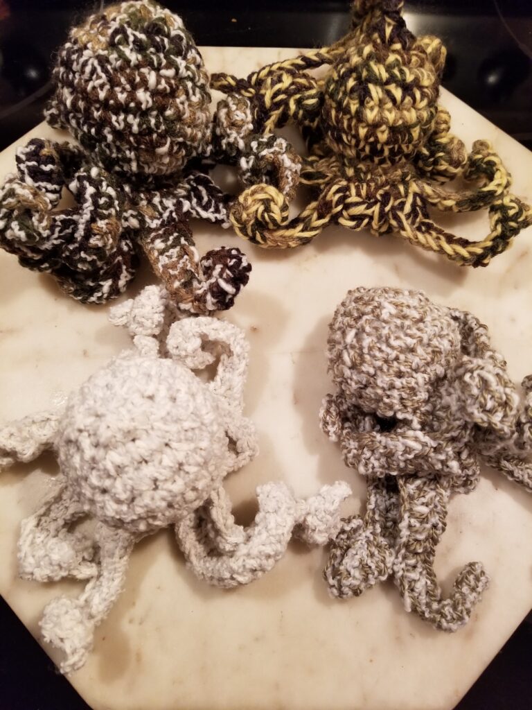 Crocheted Catnip Toys